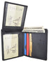 Cavelio Men's Premium Leather L-Shape Bifold Credit Card ID Holder Wallet 404051